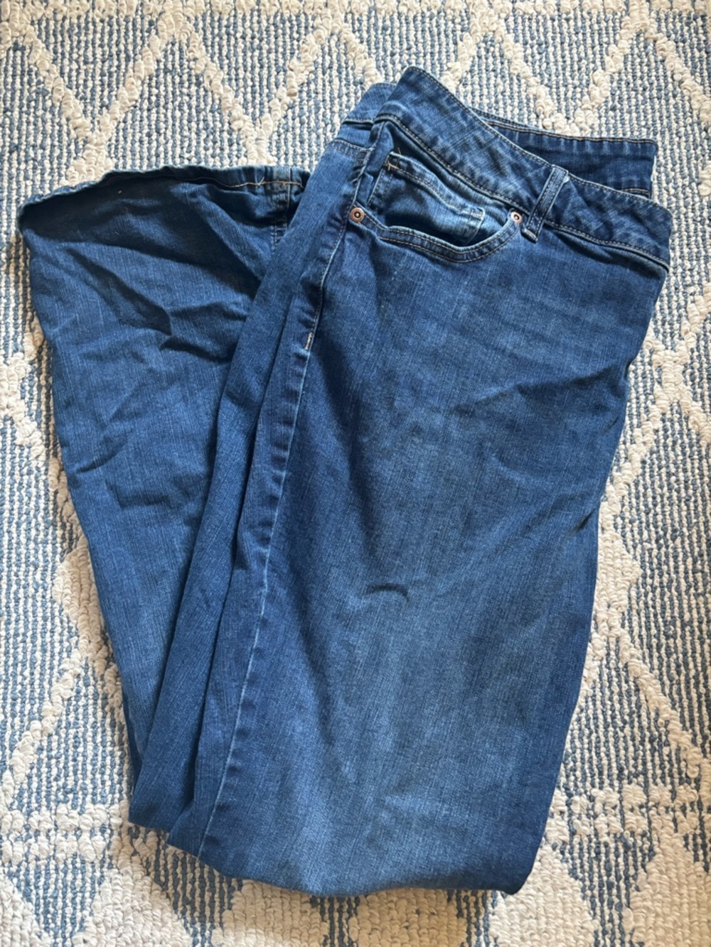 Maurices Women's Dark Blue Flare Jeans